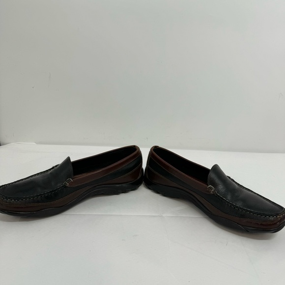 Allen Edmonds Gommus Mens Slip On Loafer Shoe Black Brown Size 10.5 - Picture 7 of 10